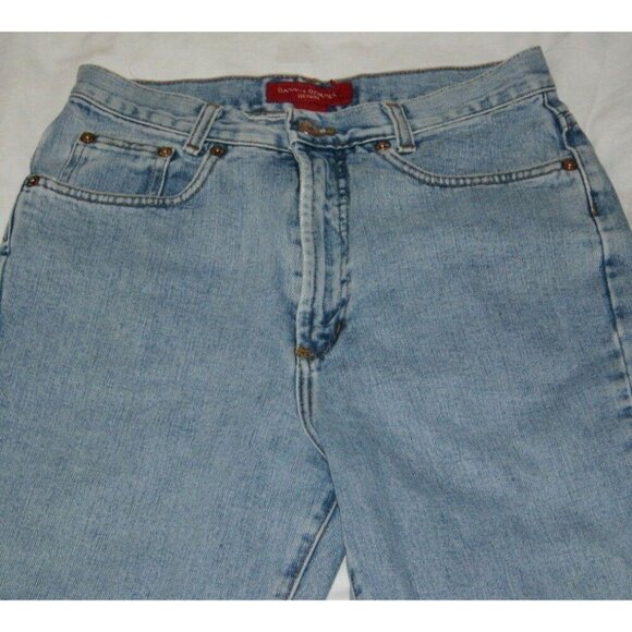 Banana Republic Womens Pants Jeans Blue Size 10 Button Zipper Closure Inseam 27 - Picture 8 of 12